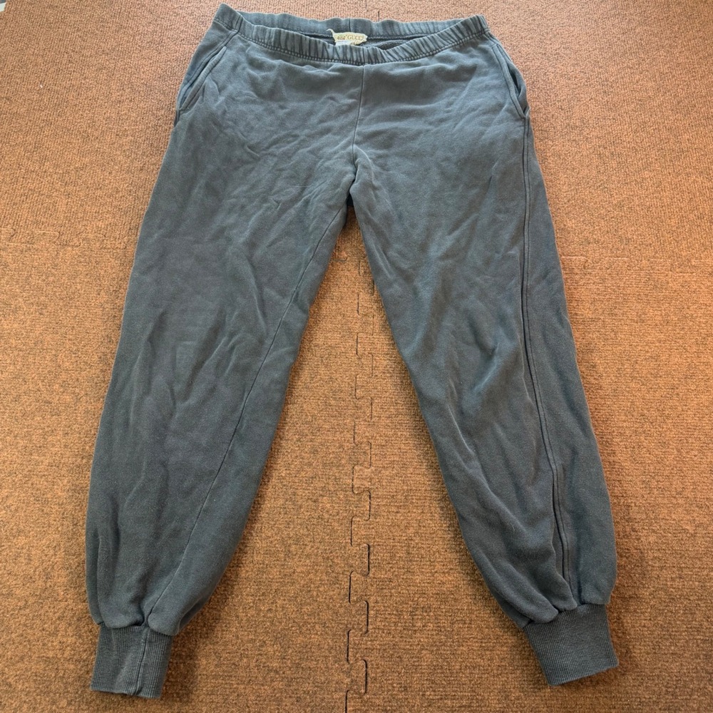 A+ Vintage Authentic Gucci Sweatpants Mens Gray Cotton Joggers Made in Italy
